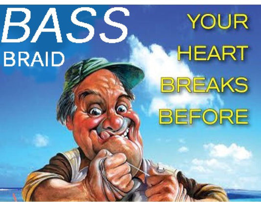 BASS BRAID 150 m, 300 m, 1000 m Spools